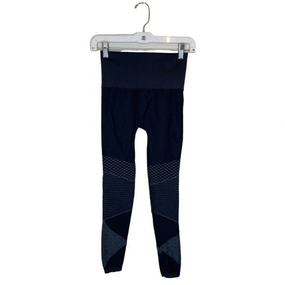 Spanx Look At Me Now Seamless Moto Leggings In Indigo Sky Size Small - Picture 4 of 10